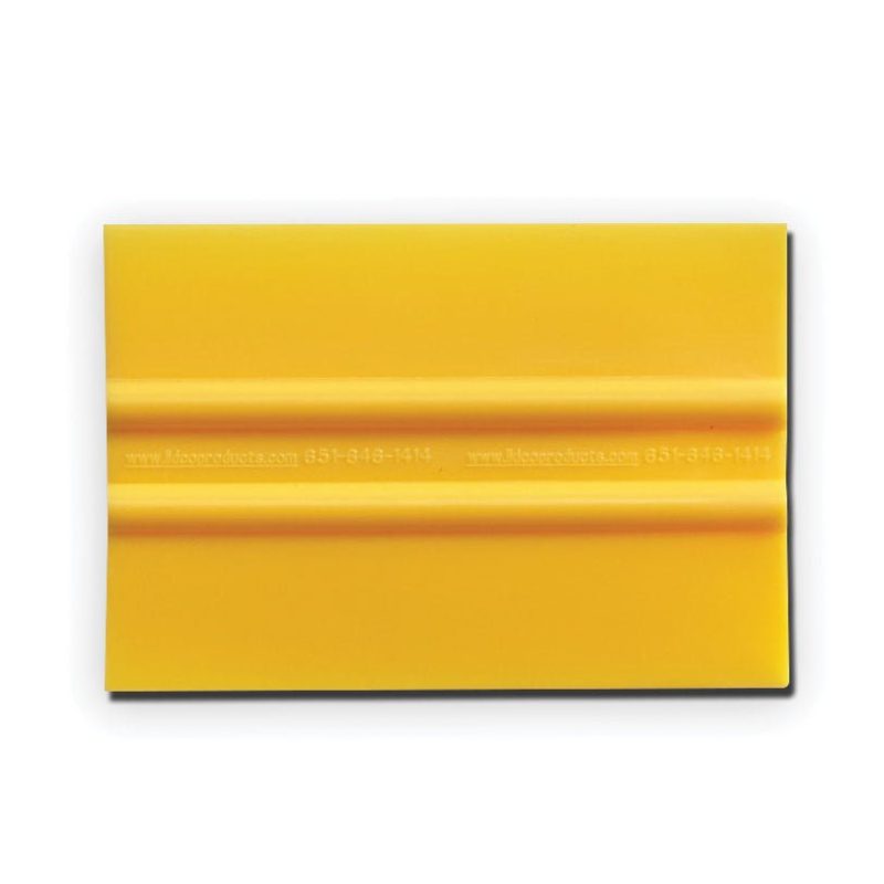 gt087sq square edge yellow lidco squeegee 659664